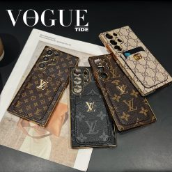 LV S25Ultra Case Louis Vuitton Samsung S25 Ultra Case with Credit Card Holder