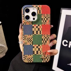 Louis Vuitton iPhone 16 Pro Max Case Premium LV Logo Forms Design