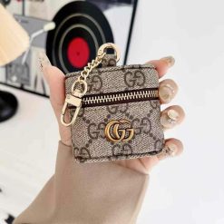 Gucci Airpods 4 Pro 2 3 Leather Case GG Mini Bag Designer