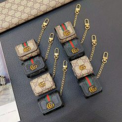 Gucci AirPods 4 / Pro 2 / AirPods 3 Leather Case – GG AirPods Protective Cover