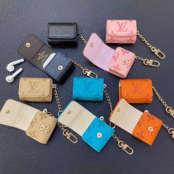 LV GG Airpods 4 Airpods Pro 2 3 Leather Case Cover