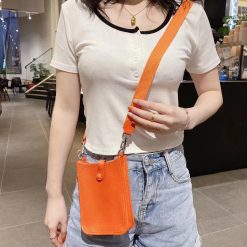 Mini Phone Bag Case Chanel iPhone 15 Pro With Shoulder Strap