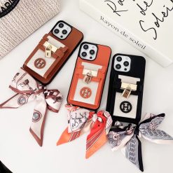 Hermes iPhone Leather Wallet Case with Card Holder | Luxury Hermes Case