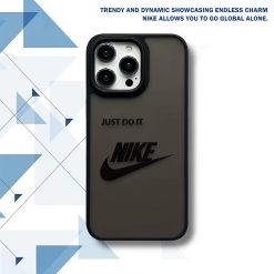 Black Slim AIR-NIKE Phone Case iPhone 17 Air 16 15 14 Pro Max Case