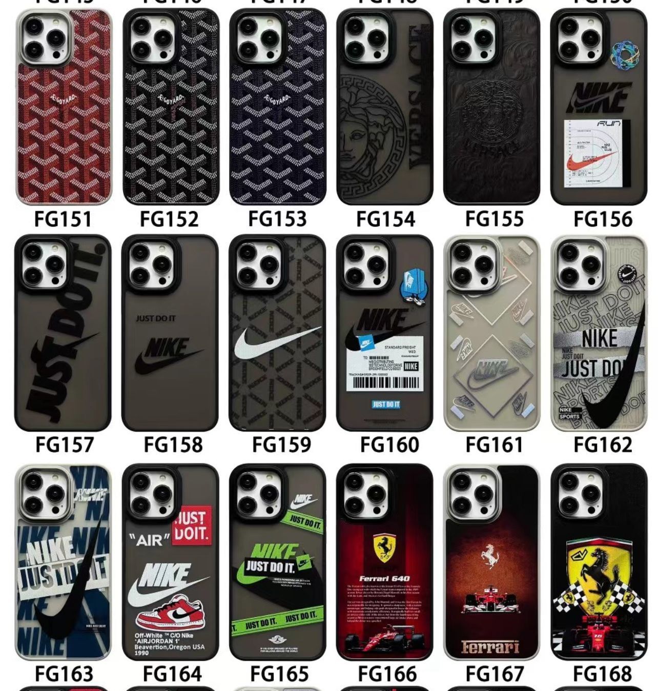 Black Slim AIR-NIKE Phone Case iPhone 17 Air 16 15 14 Pro Max Case - Image 2