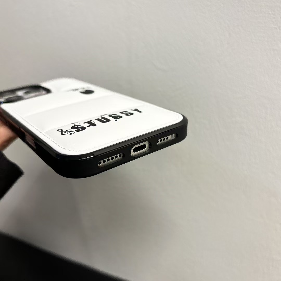 iPhone 17 Pro Max Case Leather Down Filling Stussy-Puffer - Image 7