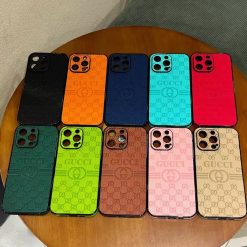 iPhone 17 Pro Max Gucci Leather Case For iPhone 16 Pro Max With GG Logo Case