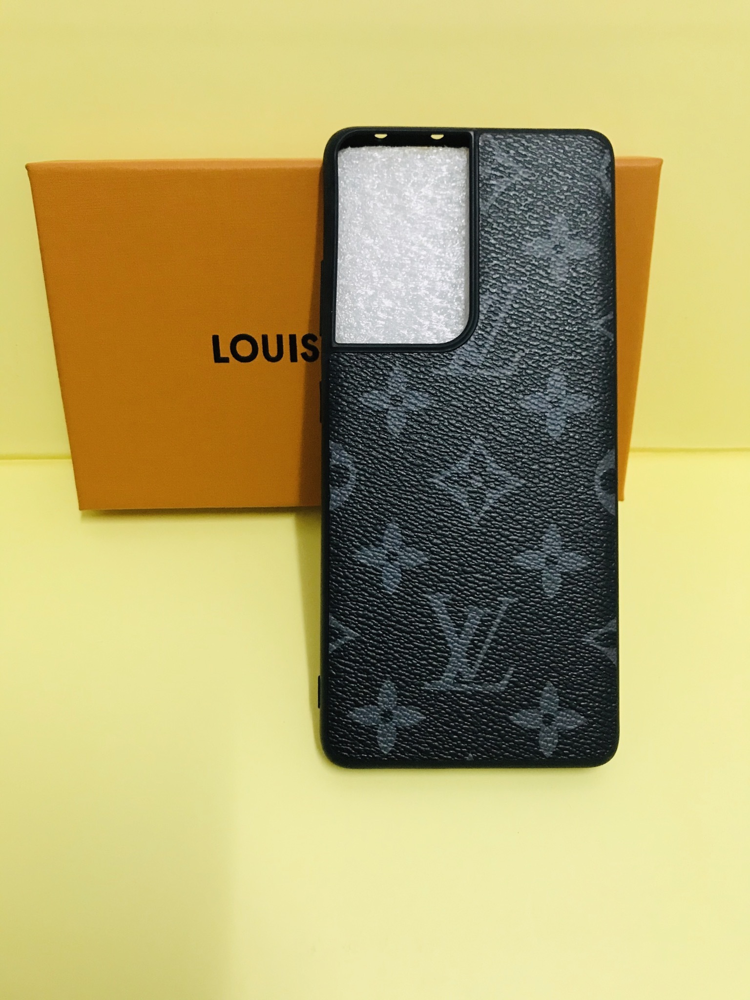 LV Samsung Galaxy S25 Ultra Leather Wallet Phone Case with Strap Card Holder Crossbody Pouch Cover for Samsung S25 Plus S24 Ultra S23 Ultra S22 Ultra S21 Ultra - Image 5