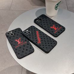 Supreme LV iPhone 16 15 Plus 14 Pro Max Case