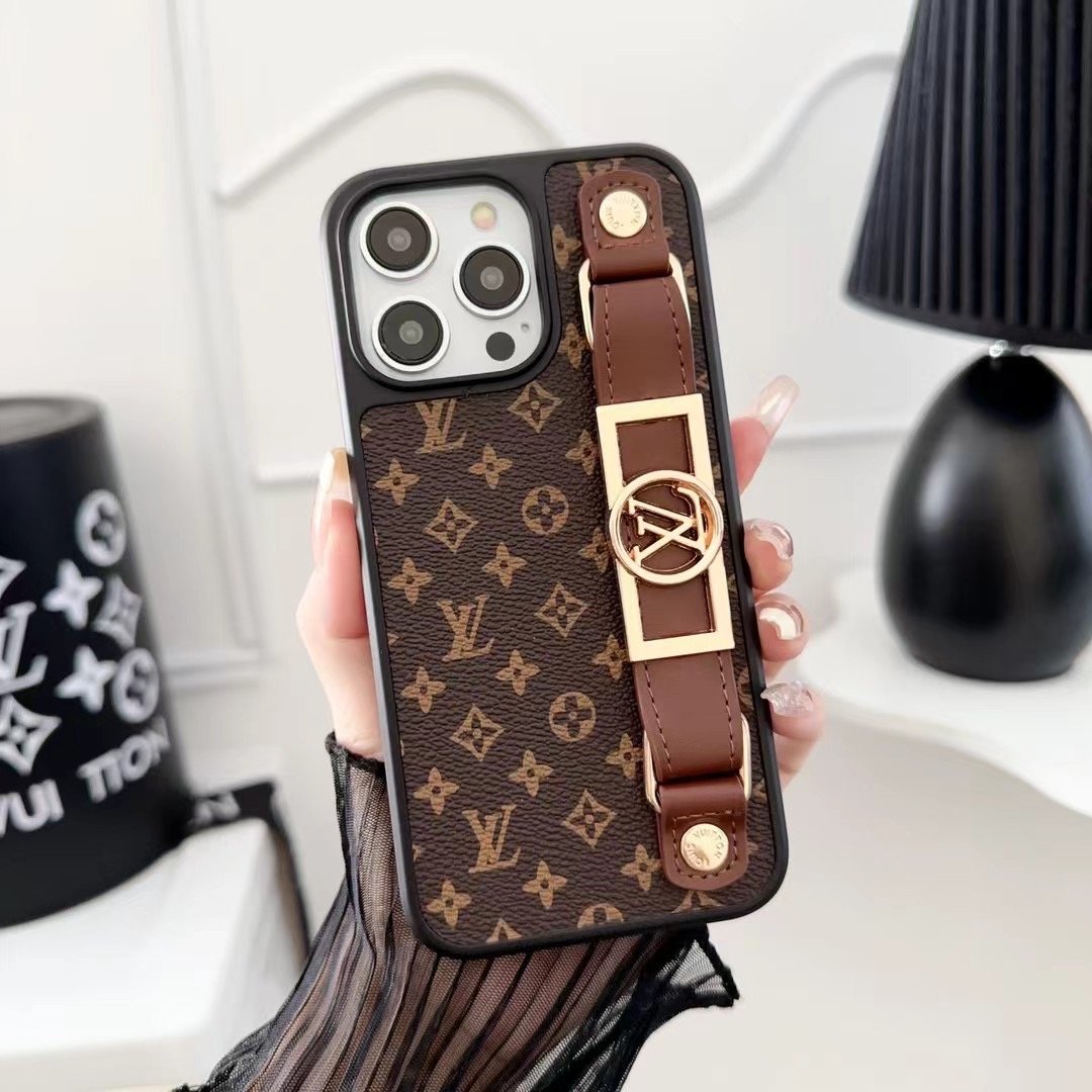 Louis Vuitton iPhone 16 Pro Max Case With Handle LV Logo